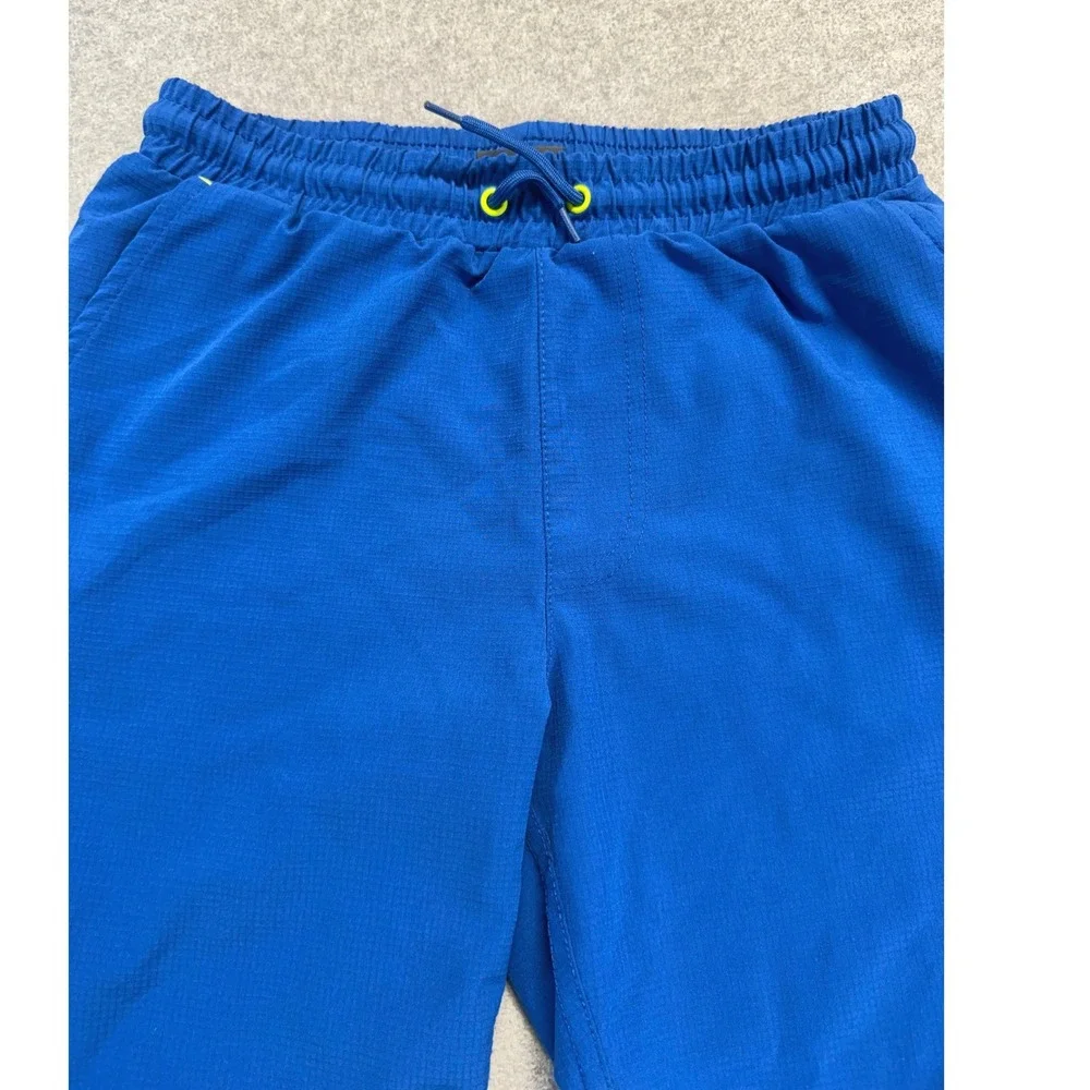 Eddie Bauer Kids Swim Trunks Blue Mesh Lined‎ Boys Medium 10/12 Quick Dry Beach